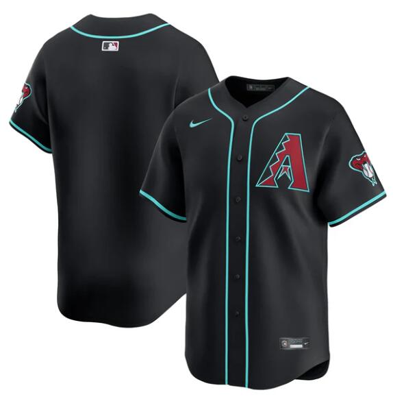 Men's Arizona Diamondbacks Blank Black Cool Base Stitched Baseball Jersey Men's Arizona Diamondbacks Blank Black Cool Base Stitched Baseball Jersey